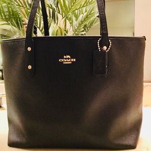 Black coach purse
